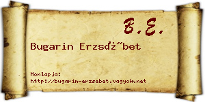 Bugarin Erzsébet névjegykártya
